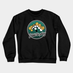 9-piece drum kit — right handed Crewneck Sweatshirt